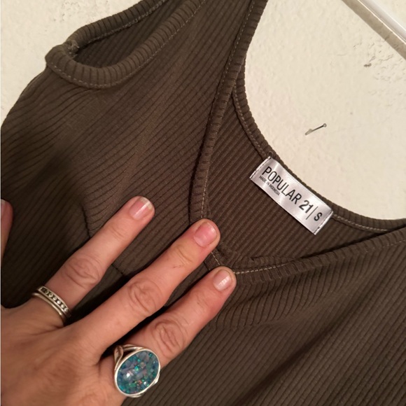 Chic Brown Sleeveless Mini Dress - Picture 2 of 4